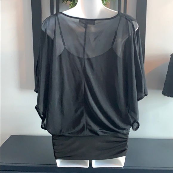 Jennifer Lopez | Tops | Jennifer Lopez Womens Black Batwing Top | Poshmark